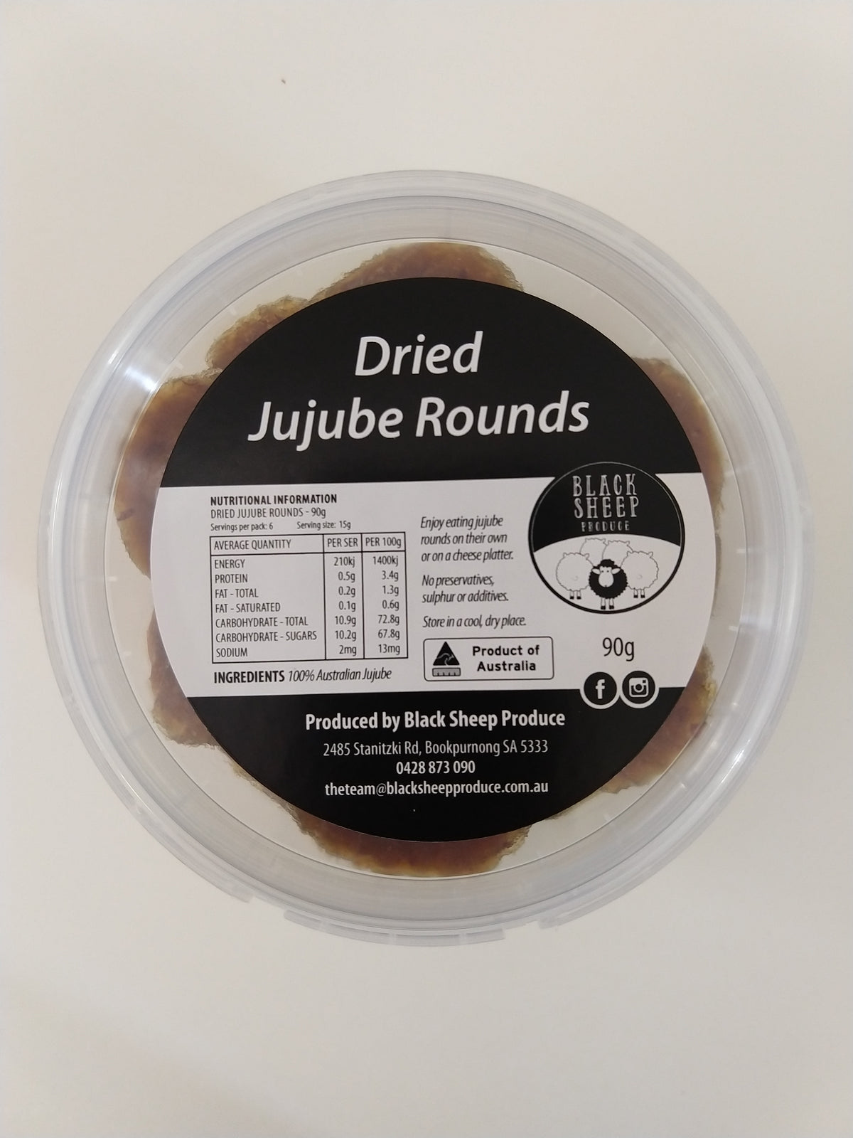 Dried Jujube Rounds