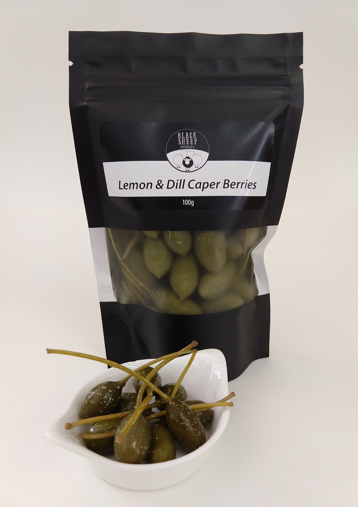 Lemon &amp; Dill Pickled Caper Berries